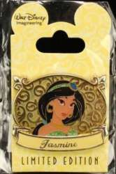 3112 - Princess Plaque Pin - Jasmine - Walt Disney Imagineering alternate image