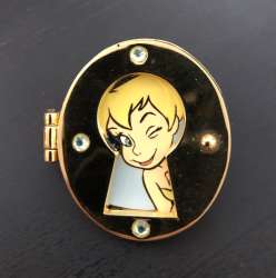 Tinker Bell Winking Through Keyhole