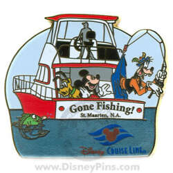 'Shore Excursions - DCL Gone Fishing - Mickey, Goofy, Pluto - DCL'