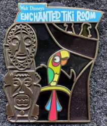 78625 - Annual Passholder Commemorative Collection - Stained Glass Puzzle Piece - Enchanted Tiki Room - Disneyland Resort alternate image