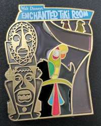 78625 - Annual Passholder Commemorative Collection - Stained Glass Puzzle Piece - Enchanted Tiki Room - Disneyland Resort alternate image