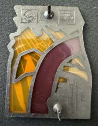 78629 - Annual Passholder Commemorative Collection - Stained Glass Puzzle Piece - Radiator Springs Racers - Disneyland Resort alternate image