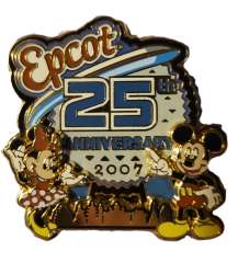 EPCOT 25th Anniversary - Epcot Mickey Mouse &amp; Minnie Mouse - WDW