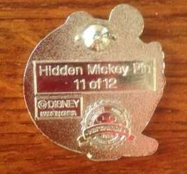 349 - 2012 Hidden Mickey - Zodiac - Mickey Aquarius alternate image