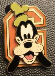 79047 - Block Varsity Letters - Goofy Orange G alternate image