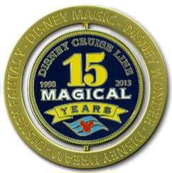 79267 - Disney Cruise Line - 15th Anniversary Spinner (Fantasy, Magic, Wonder, and Dream) - Disney Cruise Line alternate image