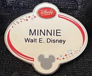 Disney Store Cast Lanyard Exclusive Name Tags