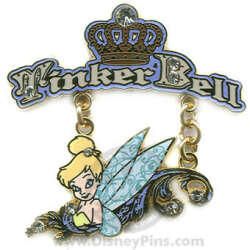 'Tinker Bell - Jeweled Crown Dangle - MLT'