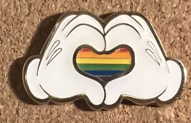 Mickey Pride Heart Hands - Hot Topic