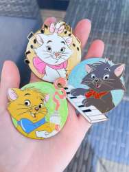 Click to view the The Aristocats - Marie, Toulouse, & Berlioz - Painting, Music, & Piano details