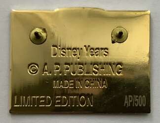 Ape Pen Publishing Photo Pins - Artist Proof - Walt Disney and Fred Gurley Ride Train - DLIC