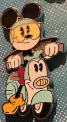 Paul Rudish “Mickey Mouse” Shorts Booster Set - “Croissant de Triomphe” Mickey on Vespa Scooter ONLY - MLT