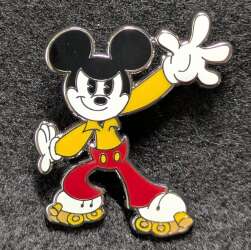 Paul Rudish “Mickey Mouse” Shorts Booster Set - &quot;Keep On Rollin&#039;&quot; Roller Skates Mickey ONLY - MLT