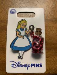Magic Dust Vial Dangler - Alice with Bottle Dangle - MLT