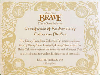 80055 - Brave Boxed Set - Brave Collection Boxed Pin Set - Disney Store US alternate image