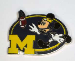 80279 - Mickey Mouse Football - Michigan Wolverines Football alternate image