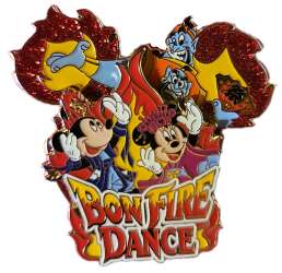 'Bon fire dance - Bon Fire Dance 2009 - Mickey, Minnie &amp; Genie - TDR'
