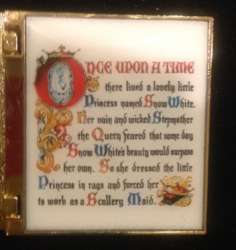 Snow White and the Seven Dwarfs Hinges Storybook #1 - DLP