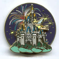 'Cinderella's Castle with Fireworks Spinner - WDW'