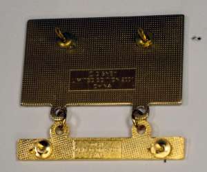 80443 - Disney California Adventure Grand Opening - Commemorative Acrylic Display Pin & Ticket Set — Entrance Photo with Dangling California Sign - Disneyland Resort alternate image