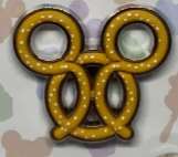 Mickey Mouse Shaped Salted Pretzel
