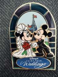 Fairy Tale Weddings- Bride and Groom Minnie and Mickey