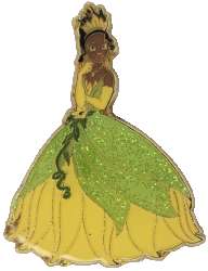 Boxlunch - Disney - Tiana and Frog Naveen Set — Tiana in Green Glitter Dress ONLY - DLIC