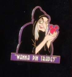 3197 - Wanna Trade? - "Wanna Pin Trade?" - Old Hag - Walt Disney World alternate image