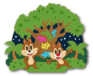 80916 - Disney After Dark Pin Event 2024: Disney Parks After Dark - Chip & Dale at Animal Kingdom - Walt Disney World alternate image