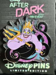 80917 - Disney After Dark Pin Event 2024: Disney Villains Take the Spotlight - Ursula with Trident - Walt Disney World alternate image