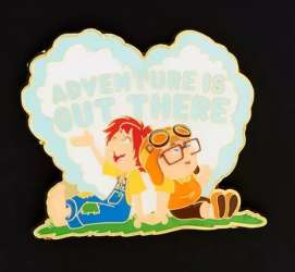 80934 - BoxLunch - Pixar - Young Carl and Ellie - Adventure is Out There Cloud - Loungefly alternate image