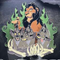 80966 - Disney After Dark Pin Event 2024: Villain Clusters - Scar and Hyenas Mini Jumbo - Walt Disney World alternate image