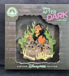 80966 - Disney After Dark Pin Event 2024: Villain Clusters - Scar and Hyenas Mini Jumbo - Walt Disney World alternate image