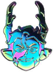 81085 - Fantasy Pin Series: Studio Bad Egg - The Owl House - Possessed Hunter (Holo Metal Variant) - Fantasy Unlicensed alternate image