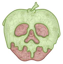 81180 - Disney After Dark Pin Event 2024 - Poison Apple Villains Jumbo - Walt Disney World alternate image