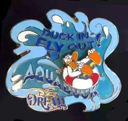 Disney Dream - Donald Riding the Aquaduck - Duck In, Fly Out!