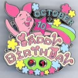 'HKDL Character Birthday Spinners - October (Piglet) - HKDL'