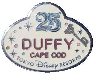 Duffy Name Tag Pin Set - Cape Cod Duffy Cast Member Name Tag ONLY