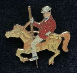 Bert on Carousel Horse