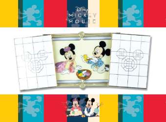81418 - IKNOWK - Traditional Korean Hanbok - Mickey & Minnie Making Songpyeon - Disney Licensed alternate image