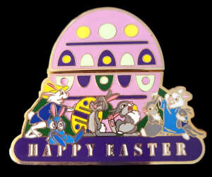 81455 - Easter 2001 - Happy Easter Hinged Egg full of Rabbits - Walt Disney World alternate image