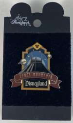 Disneyland the Original - Shield w/ Red Banner - Space Mountain - DLR