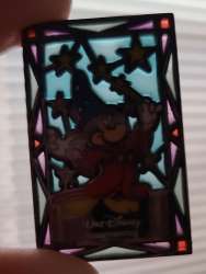 81483 - WDI - Sorcerer Mickey - Cast Exclusive - Mickey Mouse - Sorcerer - Stained Glass - Theme Park Cast Member Exclusive alternate image