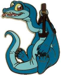 Joanna the Goanna in Harness