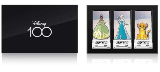 81591 - FiGPin - Disney D100 - QVC Exclusive 3 pack - FiGPiN alternate image