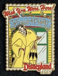 81641 - Wish You Were Here! - Postcards from Disneyland - World of Disney - Cruella De Vil - Disneyland Resort alternate image