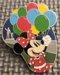 Minnie Mouse with Balloons at Partners Statue