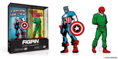 Captain American #338 and the Red Skull #339 2 Pin Combo Pack