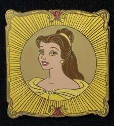 Belle Portrait in Gilded Starburst Frame
