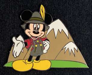 42906 - Around the World with Mickey Mouse - Germany - Mickey Wearing Lederhosen - Disney Auctions alternate image